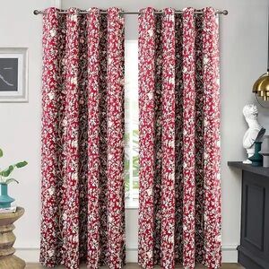 Lined Thermal Insulated Blackout and Room Darkening Curtains 52” x 84” 3 Sets